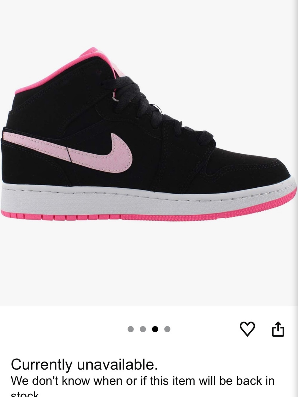 Jordan Air 1 Mid GS - Picture 2 of 5